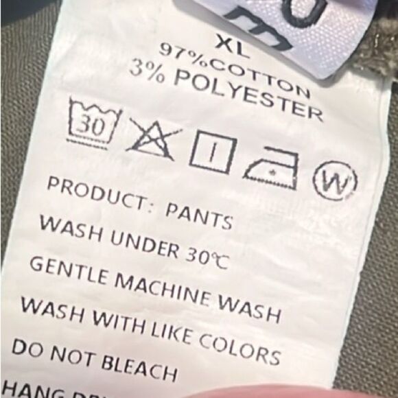 Sangtree Olive Green Cargo Pockets Streetwear Jogger Pants Size XL - Picture 8 of 11